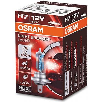 Osram Night Breaker Laser Next Generation H7 PX26d 12V 55W – Zboží Mobilmania