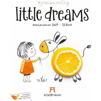 Ackermann Kunstverlag Nástěnný Malé sny týdenní plánovač / Little Dreams Wochenplaner 24AC3401 2024