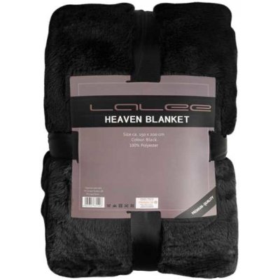 Lalee Deka Heaven Blanket Black 150x200 – Zboží Mobilmania