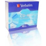 Verbatim CD-R 700MB 52x, AZO, slim box, 10ks (43415) – Zboží Živě