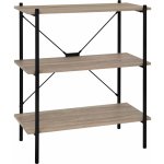 IdeaNabytek Knihovna 3 police LOFT dub – Zboží Dáma