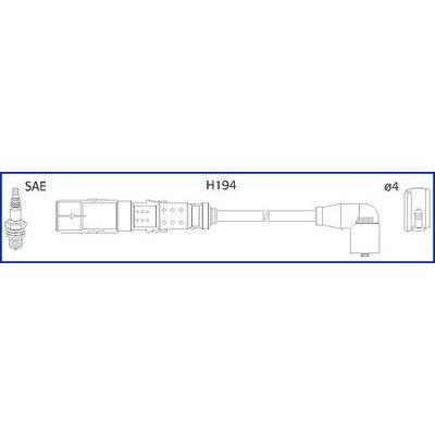 Sada kabelů pro zapalování HITACHI 134791 – Zboží Mobilmania