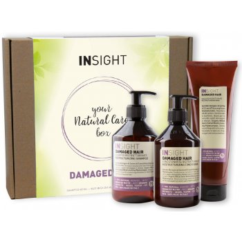 Insight Damaged Hair šampon 400 ml + kondicionér 400 ml + maska 250 ml dárková sada