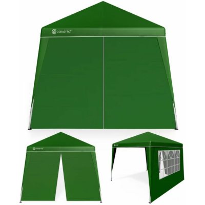 Casaria CAPRI PLUS se 2 bočními stěnami, 3 x 3 m, zelená – Hledejceny.cz