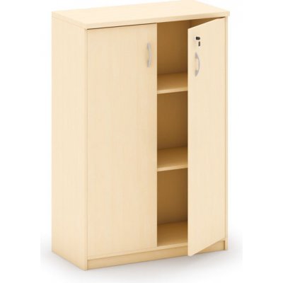 Mirelli, Kancelářská skříň 800 x 400 x 1200 mm, bříza – Sleviste.cz