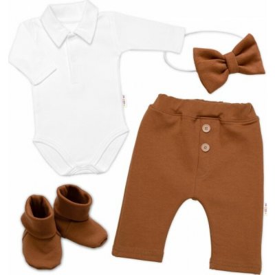 4D sada pro chlapečky Baby Elegán karamelová – Hledejceny.cz