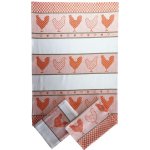 Sleep-well Utěrka Extra savá 50x70 Slepičky oranžové 3 ks rozměr 50x70 cm. – Sleviste.cz