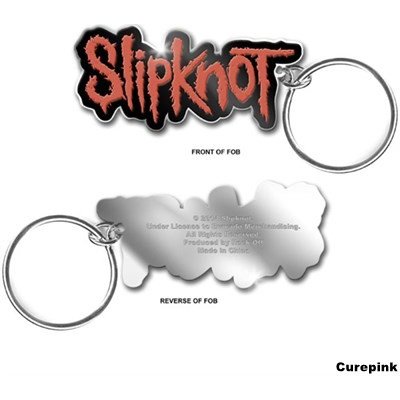 CurePink přívěsek na klíče Slipknot Logo SKKEY01