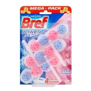 Bref Power Aktiv Fresh Flowers WC blok 3 x 50 g