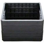 Garantia Vyvýšený záhon Modul Ergo Quadro M wood 80 x 60cm hnědo - šedý 1156 – Zboží Mobilmania