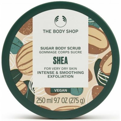 The Body Shop tělový peeling pro velmi suchou pokožku Shea 250 ml) – Zboží Dáma
