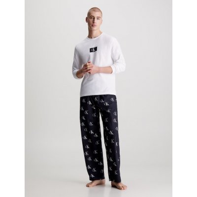 Calvin Klein NM2526EN1J pánské pyžamo dlouhé bílo černé – Hledejceny.cz