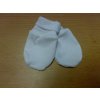 Kojenecká rukavice VMV Kojenecké rukavičky do porodnice bílé