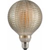 Žárovka Nordlux Dekorativní LED broušená žárovka Avra v pěti provedeních 2 W 2200 K kouřová, 130 lm, 125 mm, 177 mm