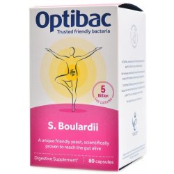 Optibac Saccharomyces Boulardii 80 kapslí