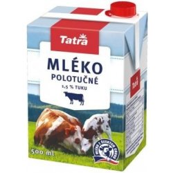 Tatra Polotučné mléko 1,5% 500 ml