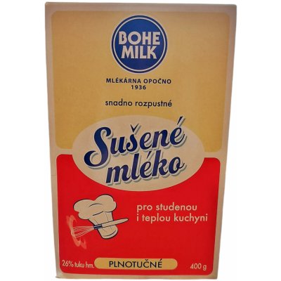 Bohemilk, Sušené mléko plnotučné 400 g – Zboží Dáma