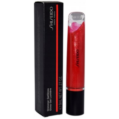 Shiseido Lesk na rty s hydratačním účinkem a třpytkami Shimmer GelGloss Moisturizing Lip Gloss with Glowy Finish 07 Shin Ku Red 9 ml – Hledejceny.cz