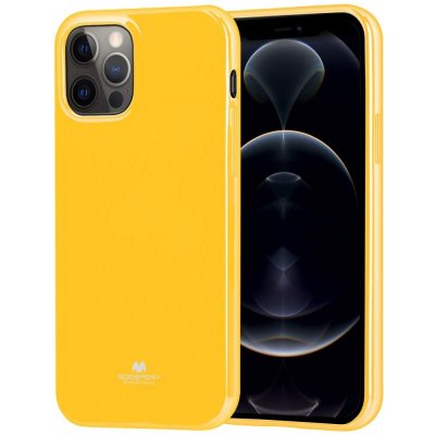 Pouzdro Mercury iPhone 12 / 12 Pro Jelly Yellow – Zboží Mobilmania