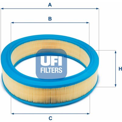 Vzduchový filtr UFI 30.118.01 – Hledejceny.cz