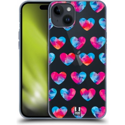 Pouzdro Head Case Apple iPhone 15 Plus Srdíčka hrající barvami – Zboží Mobilmania