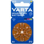 Varta Hearing Aid Batteries Type 312 6ks 24607101416 – Zboží Živě