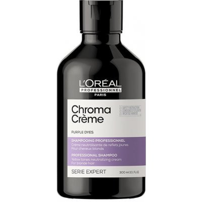 L'Oréal Professionnel Serie Expert Chroma Créme Purple Shampoo Šampon pro neutralizaci žlutých podtónů blond vlasů 300 ml – Zboží Mobilmania