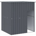 vidaXL Psí bouda se střechou antracitová 165 x 153 x 181 cm – Zboží Dáma