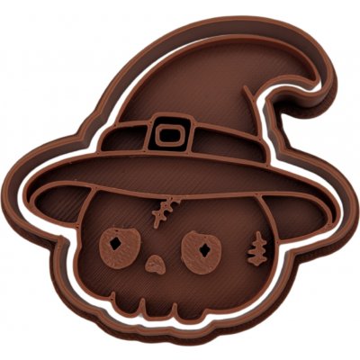 Vykrajovátko s razítkem Lebka s kloboukem | Roztmilá lebka – Zboží Dáma Vykrajovátko s razítkem Lebka s kloboukem | Roztmilá lebka – Zboží Dáma