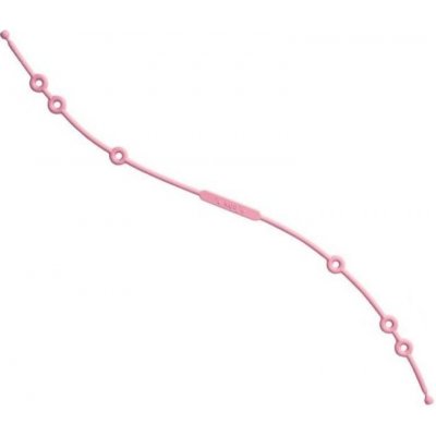 Saro Baby Silicone Catch All Hanger silikon šňůrka pink 1 ks – Zboží Dáma