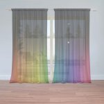 Sablio Záclony Duhová záře: 2ks 150x250cm – Hledejceny.cz