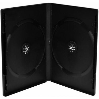 MEDIARANGE box: 2 DVD 14 mm, černý - karton 50 ks BOX12 – Zboží Živě