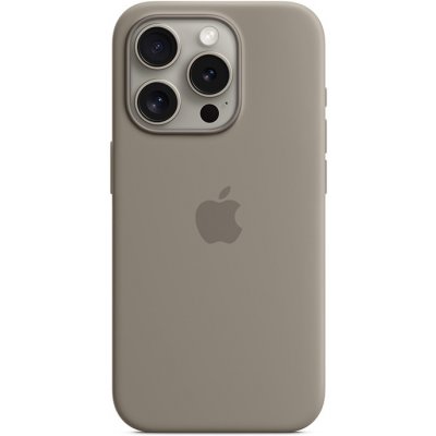 AppleMix Originální Apple iPhone 15 Pro - MagSafe - silikonový - jílově šedé