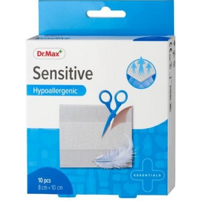 Dr. Max Sensitive Hypoallergenic 8 x 10 cm náplast 10 ks – Zbozi.Blesk.cz