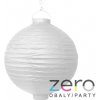 Lampion Lampión svítící závěsný papírový pr. 30 cm - bílý