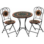 Outsunny ANTIKA balkónový set k posezení 3 kusy antik zelená – Zboží Mobilmania