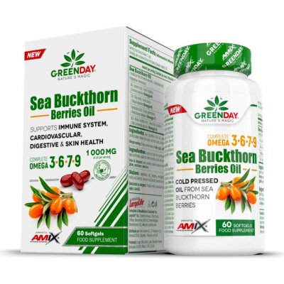 Amix Nutrition Sea Buckthorn Berries Oil 60 kapslí – Hledejceny.cz