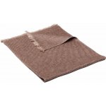 Vlněná šála pašmína úzká hnědá – Zboží Dáma