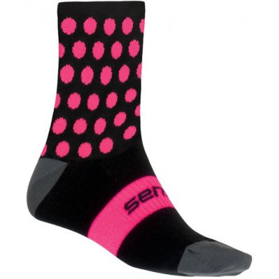 Sensor Dots ponožky Černá/růžová