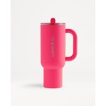 Waterdrop Explorer Tumbler nerezový tumbler s brčkem (limitovaná edice) Neon Pink 1100 ml – Zboží Dáma