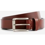 Celio kožený pásek Visual Hnědá – Sleviste.cz
