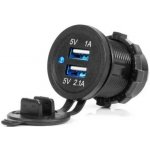 AMIO Nabíječka do auta 2x USB 3.1A 12/24V vodotěsná – Zboží Živě