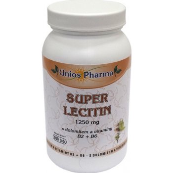 Unios Pharma Super Lecitin s dolomitem a vit. B2,B6 100 kapslí