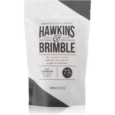 Hawkins & Brimble Beard Shampoo Eco Refill Pouch šampon na vousy náhradní náplň 300 ml