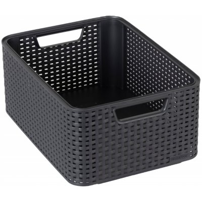 CURVER Úložný box "RATTAN STYLE2" - M - antracit – Zbozi.Blesk.cz