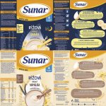 Sunar mléčná rýžová kaše mix příchutí 6 x 210g – Zboží Dáma