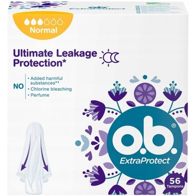 O.B. tampóny ExtraProtect Normal 56 ks – Hledejceny.cz