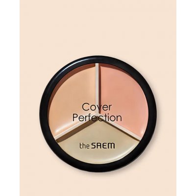 The Saem Trojitý korektor na obličej Cover Perfection Triple Pot Concealer No,1 Correct Beige 4,5 g – Hledejceny.cz
