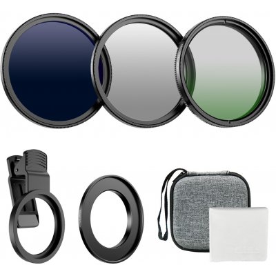 Apexel 67mm CPL+UV+ND32 Filter Kit APL-67FL3N – Zboží Živě