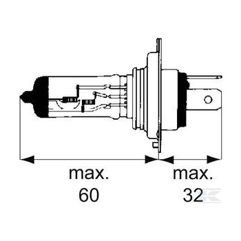 Osram Original Line 60 H4 P43t-38 12V 55W